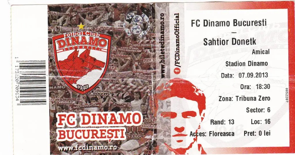 Динамо Бухарест-Шахтер(Донецк)-2013
