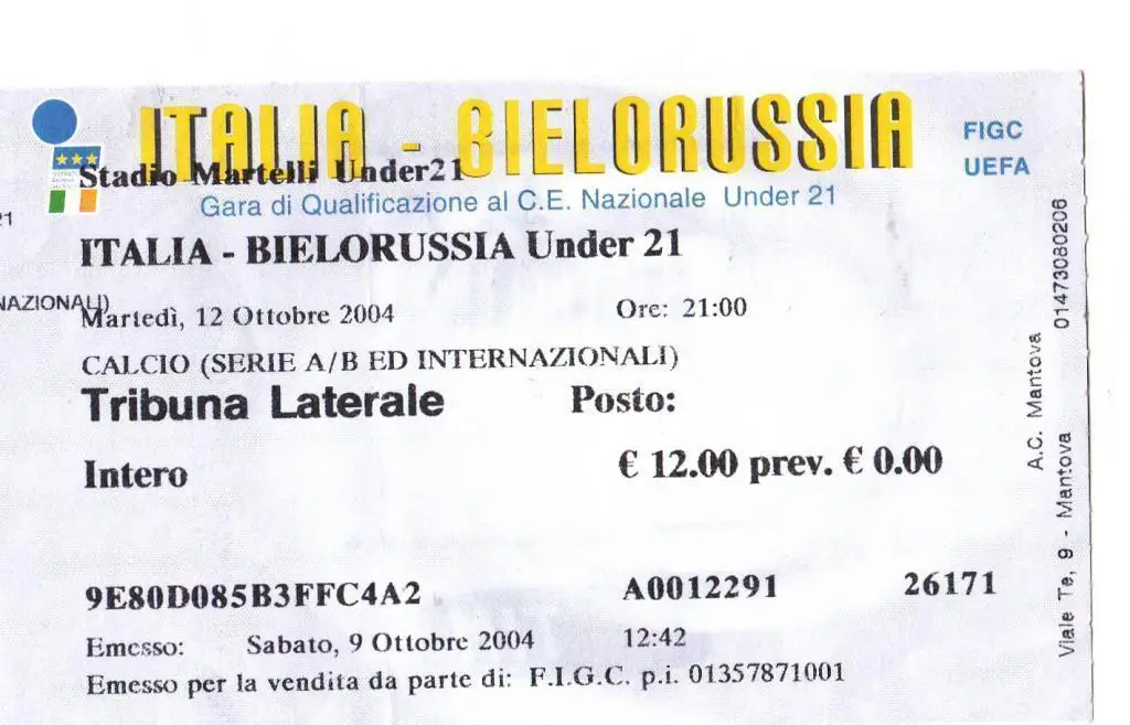 Италия-Беларусь U-21-2004