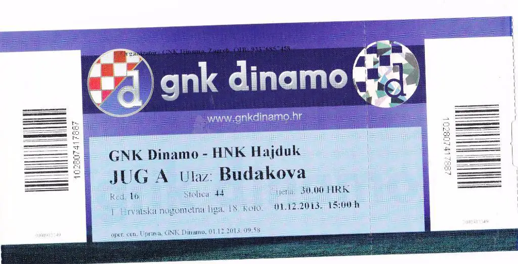 Динамо Загреб-Хайдук-2013