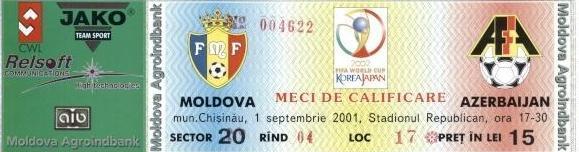 Молдова-Азербайджан-2000