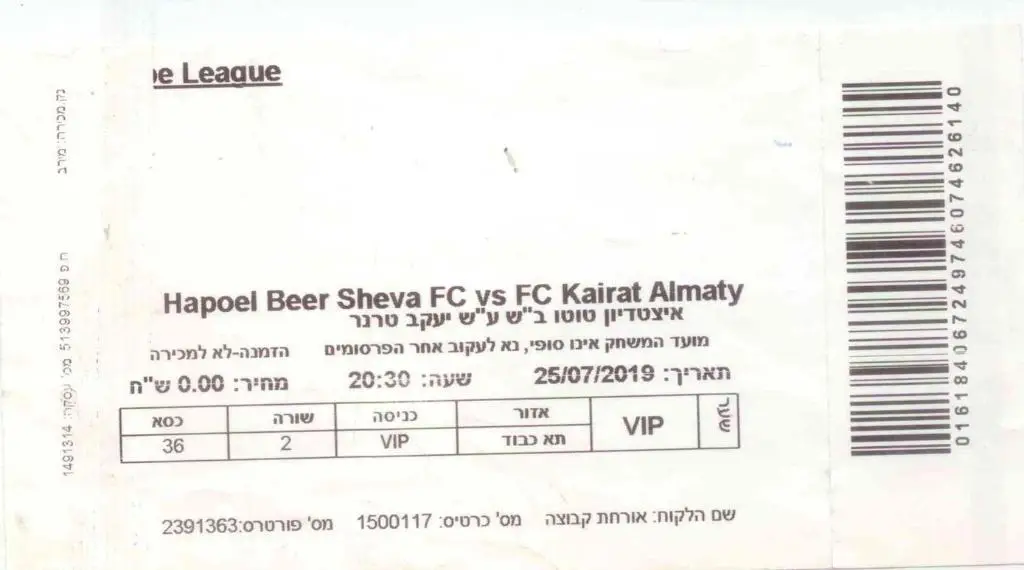 Хапоэль-Кайрат-2019