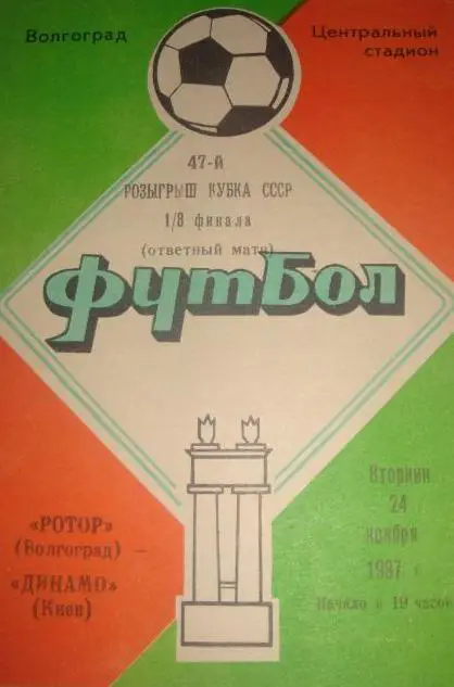 Ротор-Динамо Киев-1987