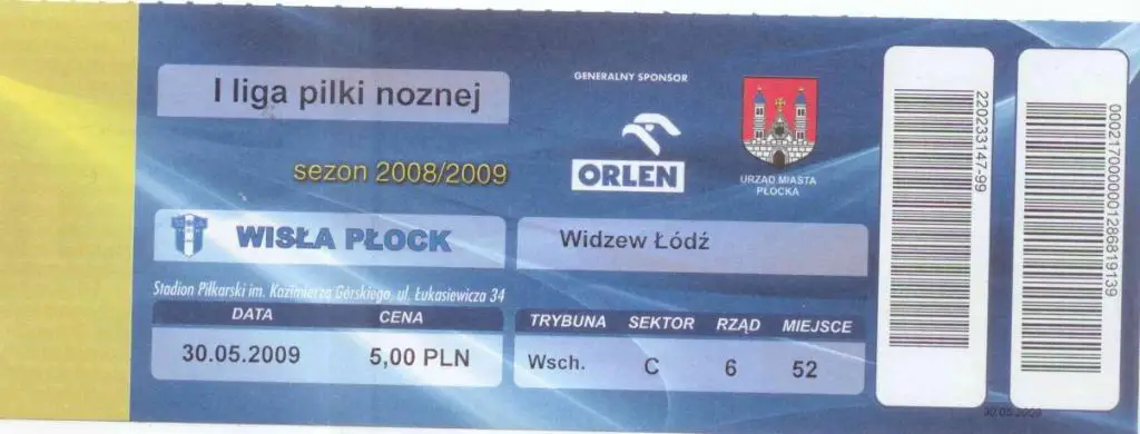 Висла Плоцк-Видзев-2008