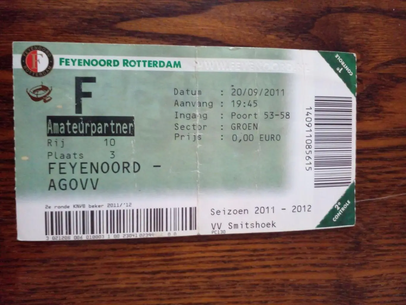Фейеноорд-Агов-2011 Нидерланды