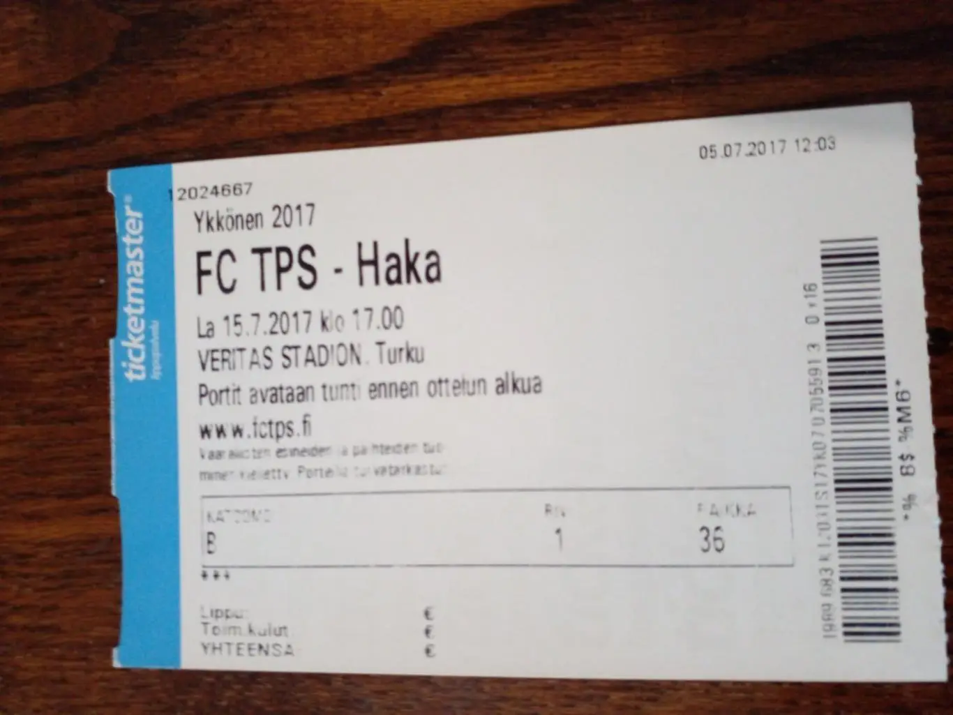 ТПС-ХАКА Финляндия