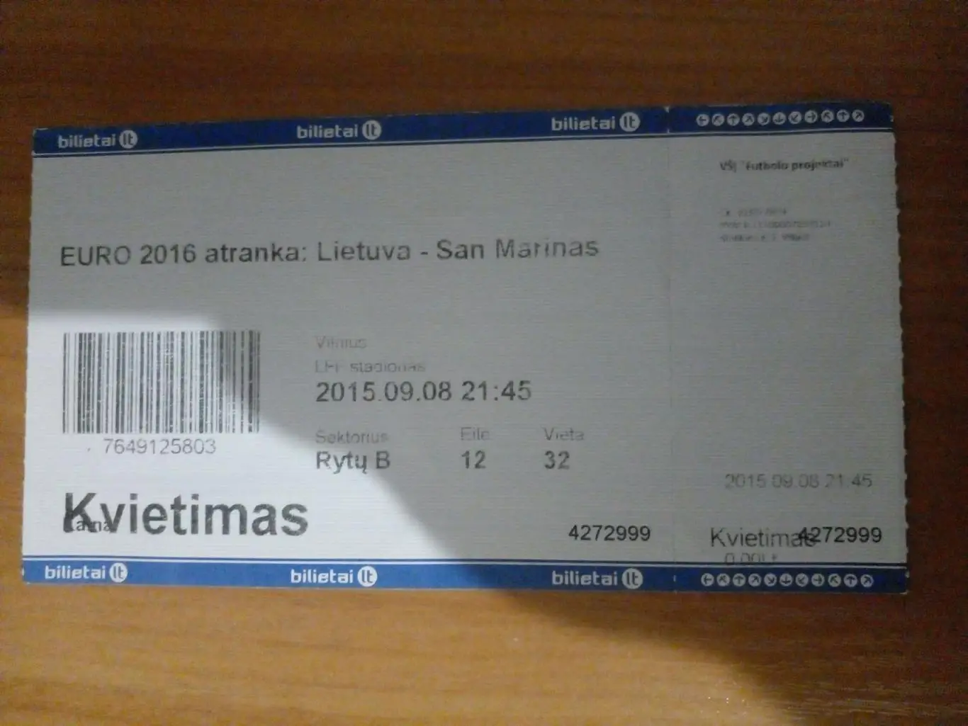 Литва-Сан Марино-2015