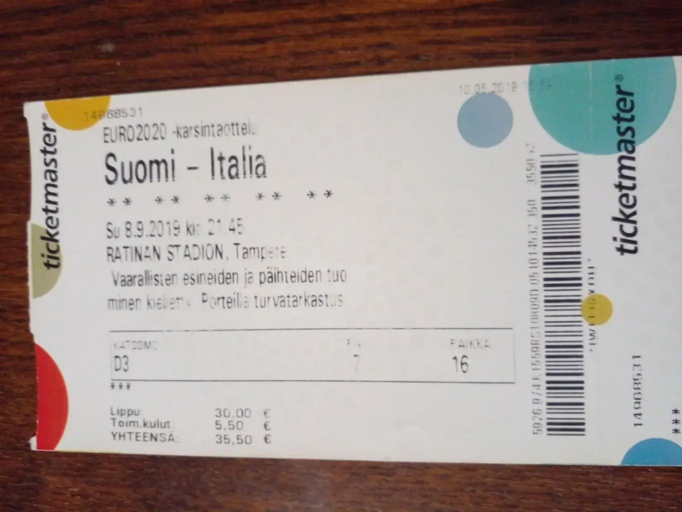 Финляндия-Италия-2019
