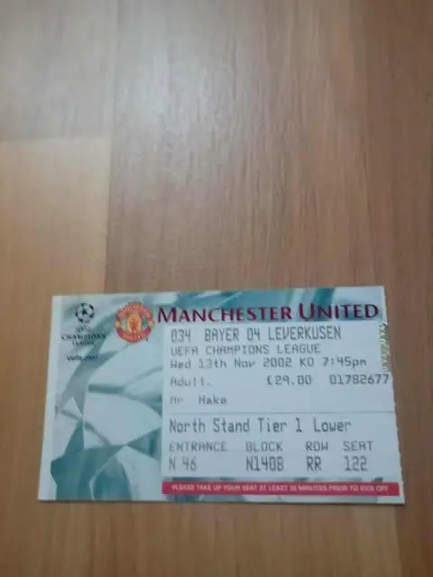 Манчестер Юнайтед-Байер-2002