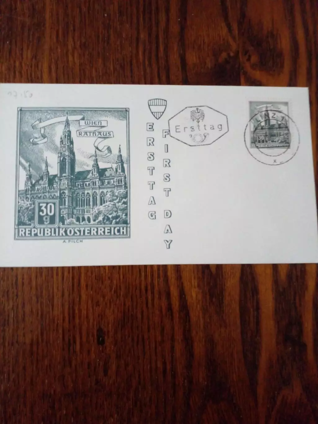 Мини конверт с Маркой Австрия