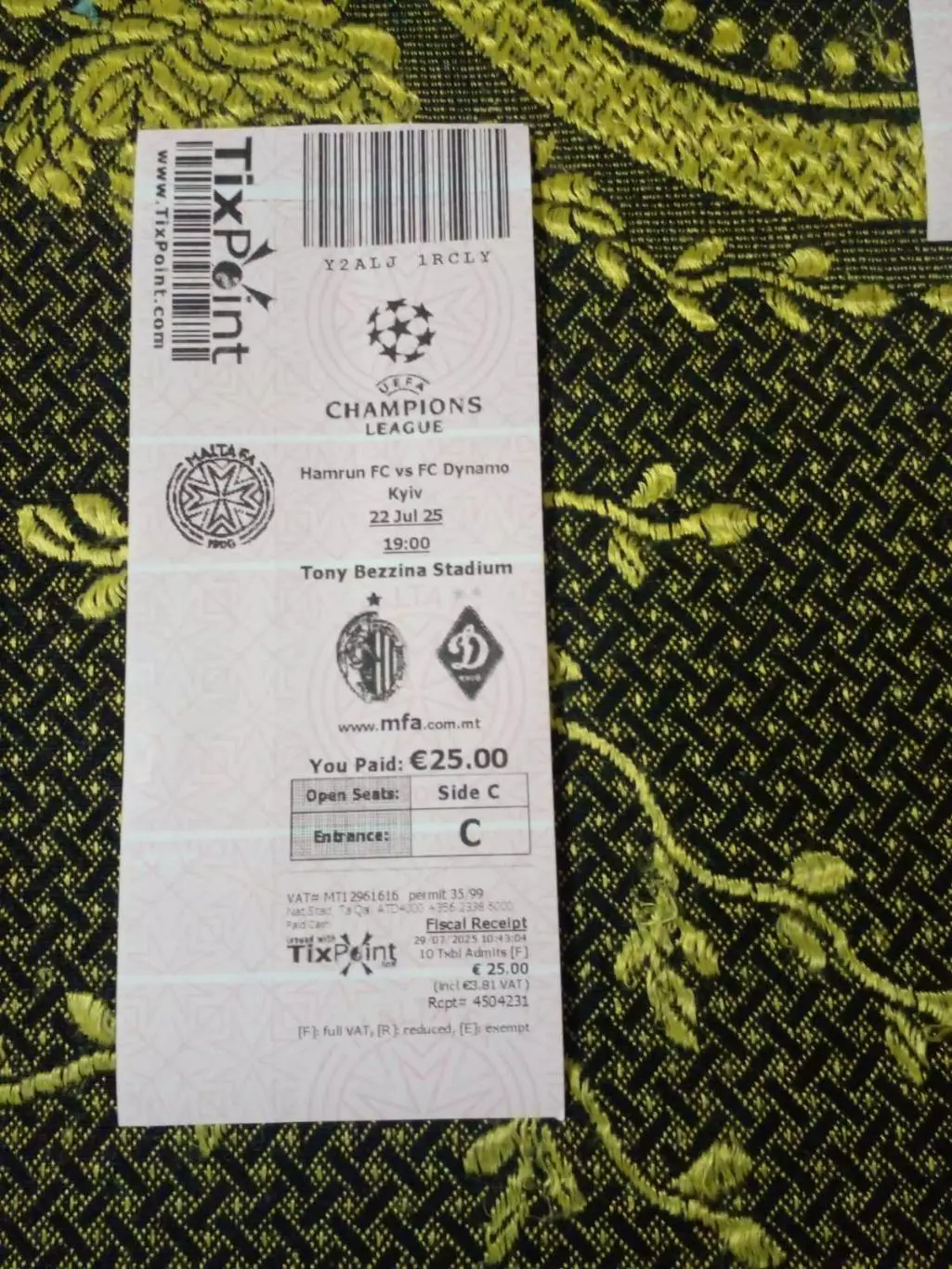 ХамрунСпартанс (Мальта)-Динамо киев-2025