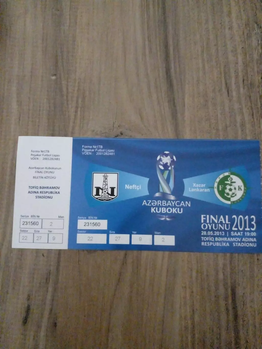 Нефтчи-Хазар-2013 финал кубка