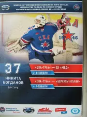 СКА-1946 - ХК МВД (Балашиха), Беркуты Кубани (Краснодар). 2 и 4 февраля 2015.