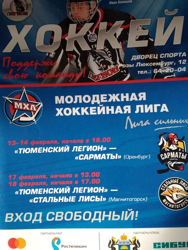 Тюменский легион - Сарматы (Оренбург), Стальные Лисы. 13-14-17-18 февраля 2017.