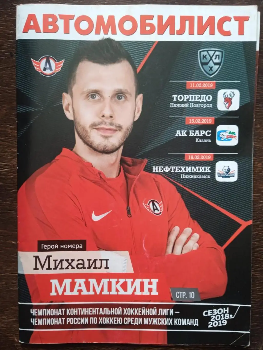 Автомобилист - Торпедо (Новгород), Ак Барс, Нефтехимик. 11-15-18 февраля 2019.