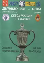 Кубок России 2002/2003: Динамо Санкт-Петербург - ЦСКА Москва