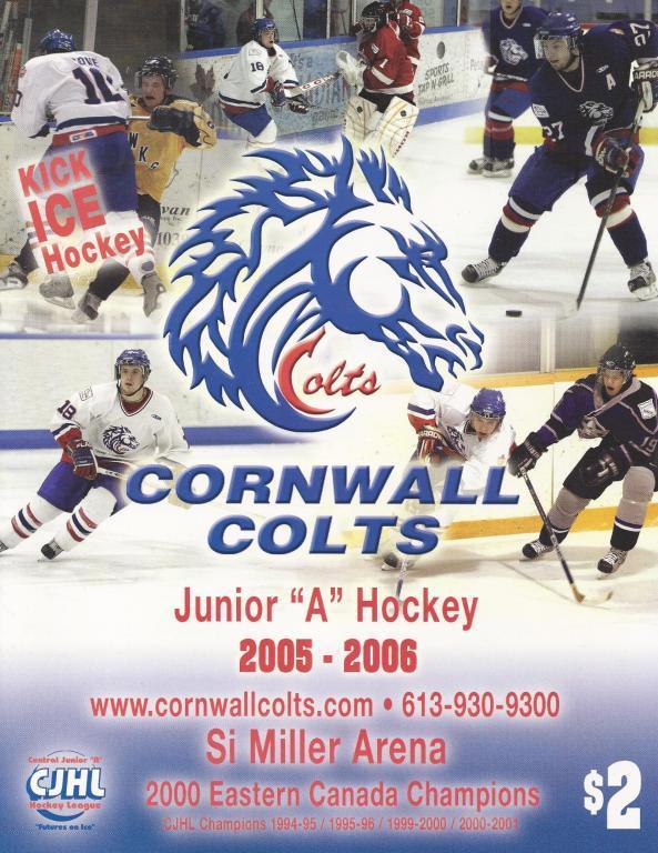 2005-06 - Cornwall Colts (Канада) - Россия (U-20)