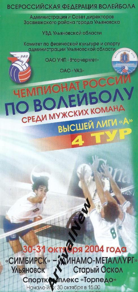 2004 - Симбирск (Ульяновск) - Динамо-Металлург (Старый Оскол)