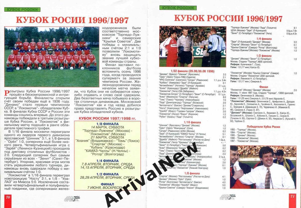 Кубок России 1996/1997