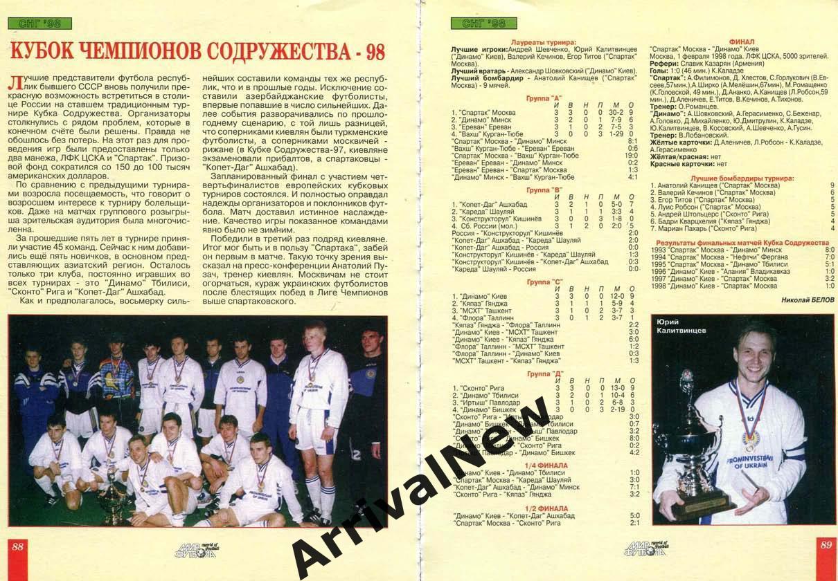 Кубок чемпионов содружества 1998