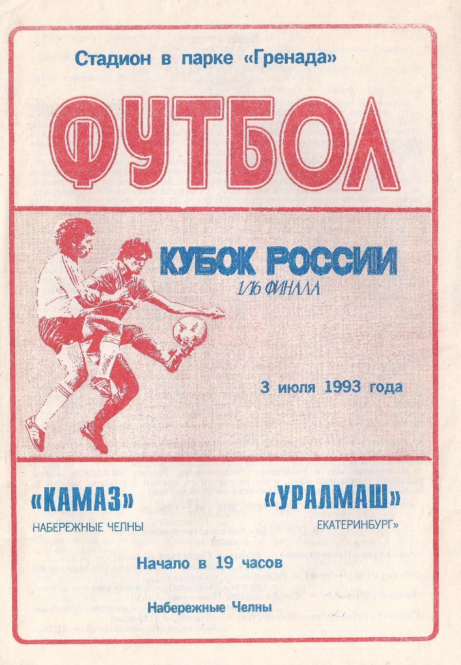 Кубок России 1993/1994: КАМАЗ Набережные Челны - Уралмаш Екатеринбург