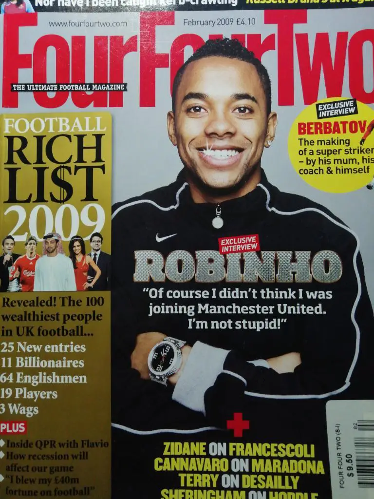 Журнал Four Four Two февр 2009