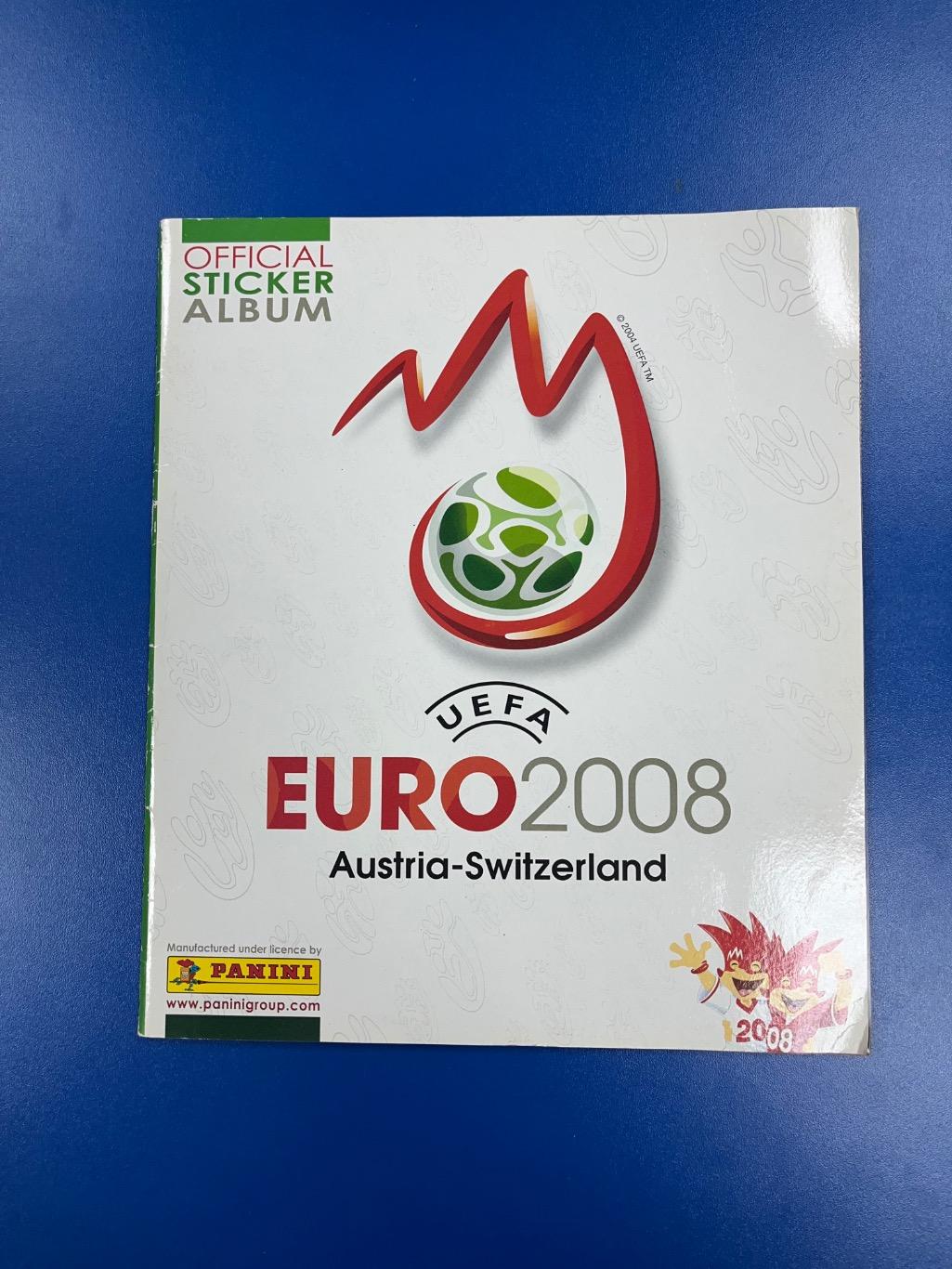 Журнал для наклеек Panini Евро 2008