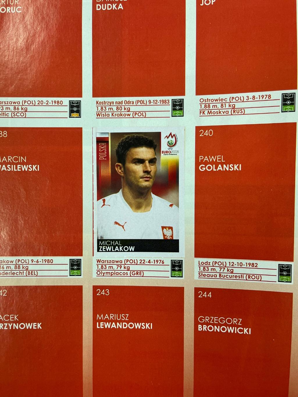 Журнал для наклеек Panini Евро 2008 4