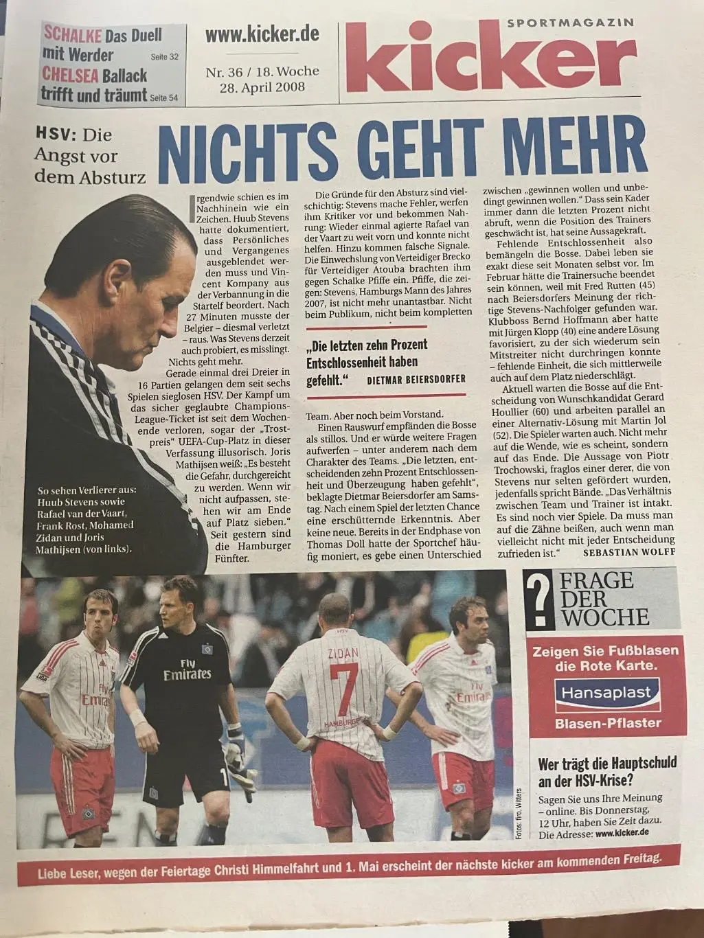 Kicker Германия 28.04.2008 1