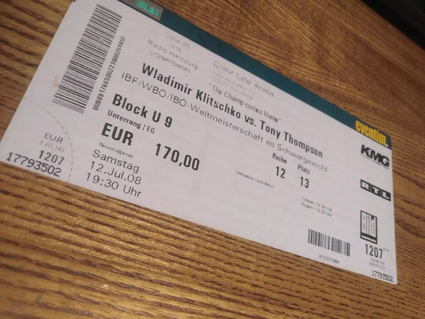 Бокс, Владимир Кличко