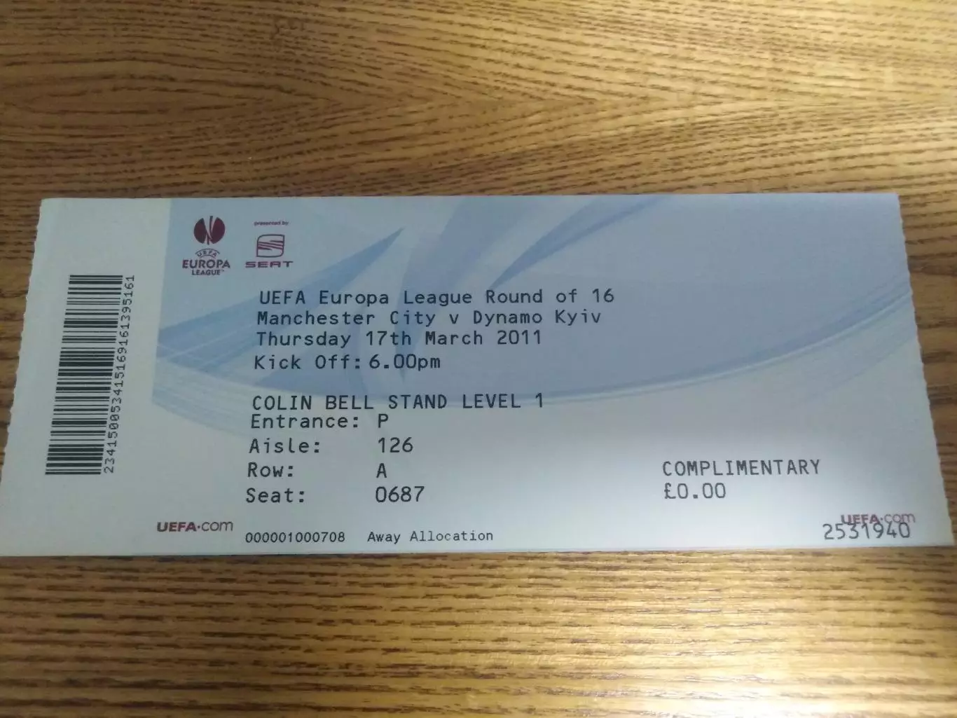 Манчестер Сити Динамо Киев 2011