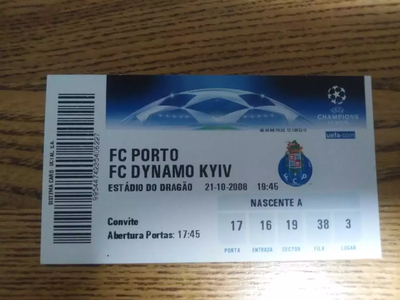 Порто Динамо Киев 2008