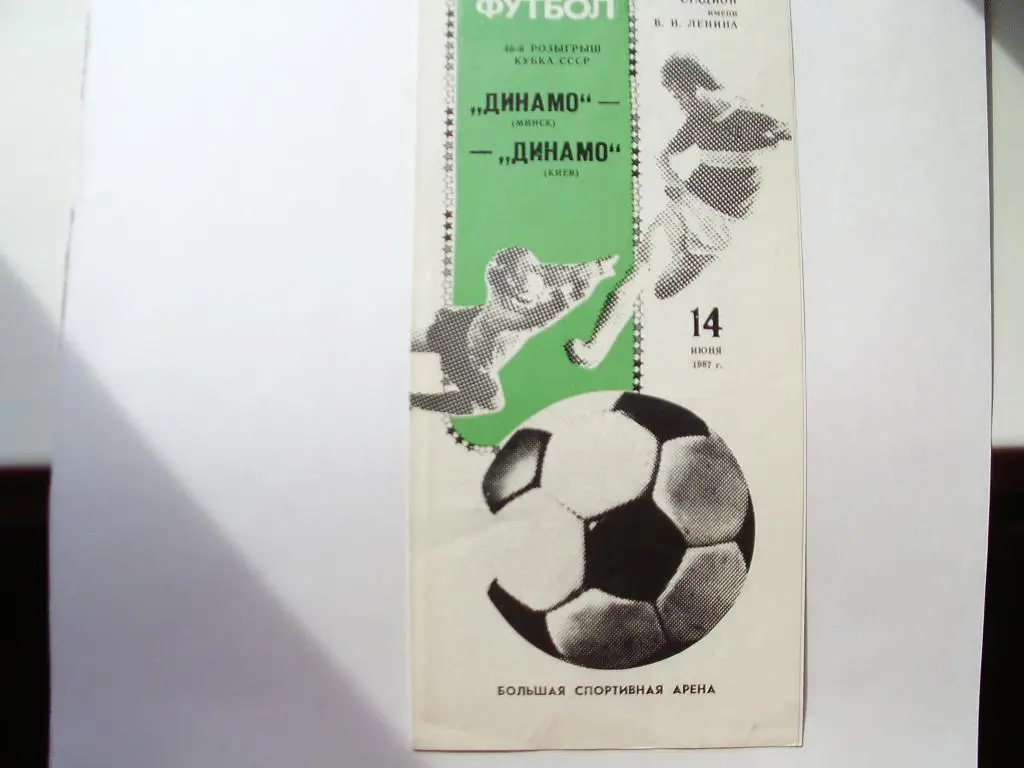 Финал кубка СССР 1987 г. Динамо Минск : Динамо Киев