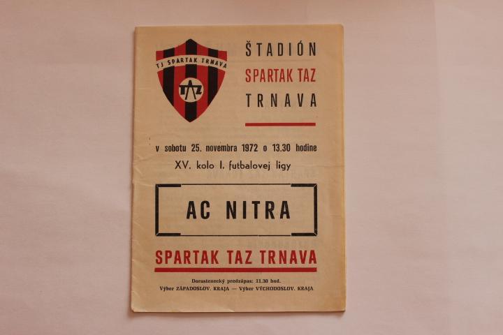 Чемпионат ЧССР Нитра : Спартак Трнава 1972 г.