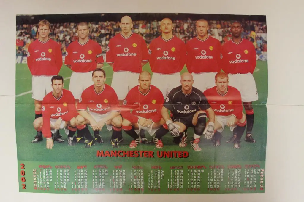 ФК Манчестер Юнайтед Англия 2001 г.