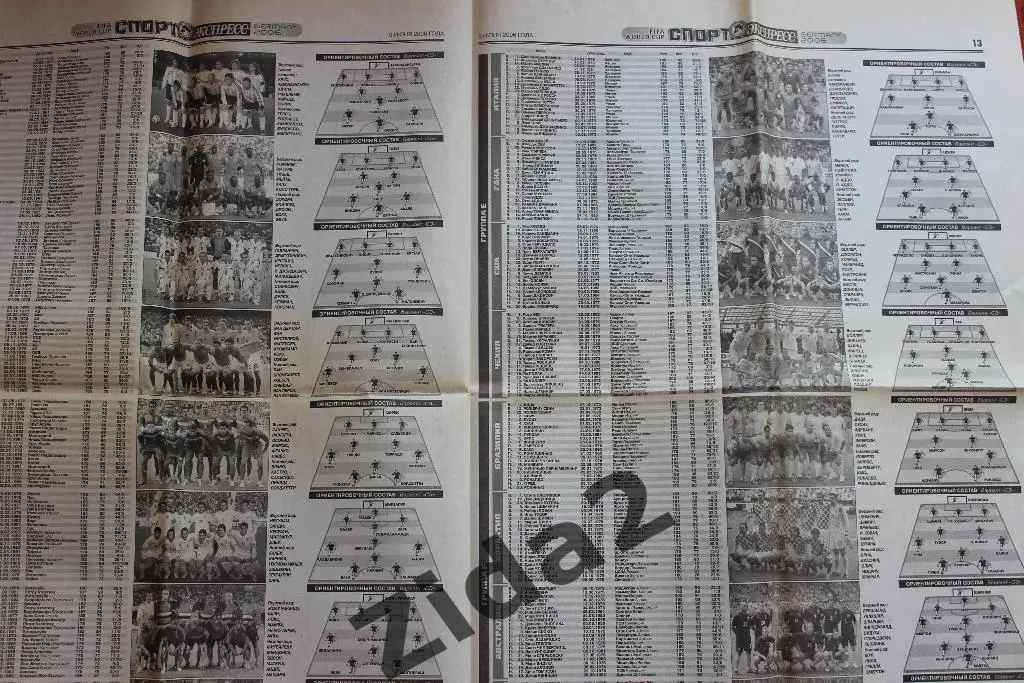 Спорт-Экспресс. Кубок мира 2006 г. Германия. Все команды. 1