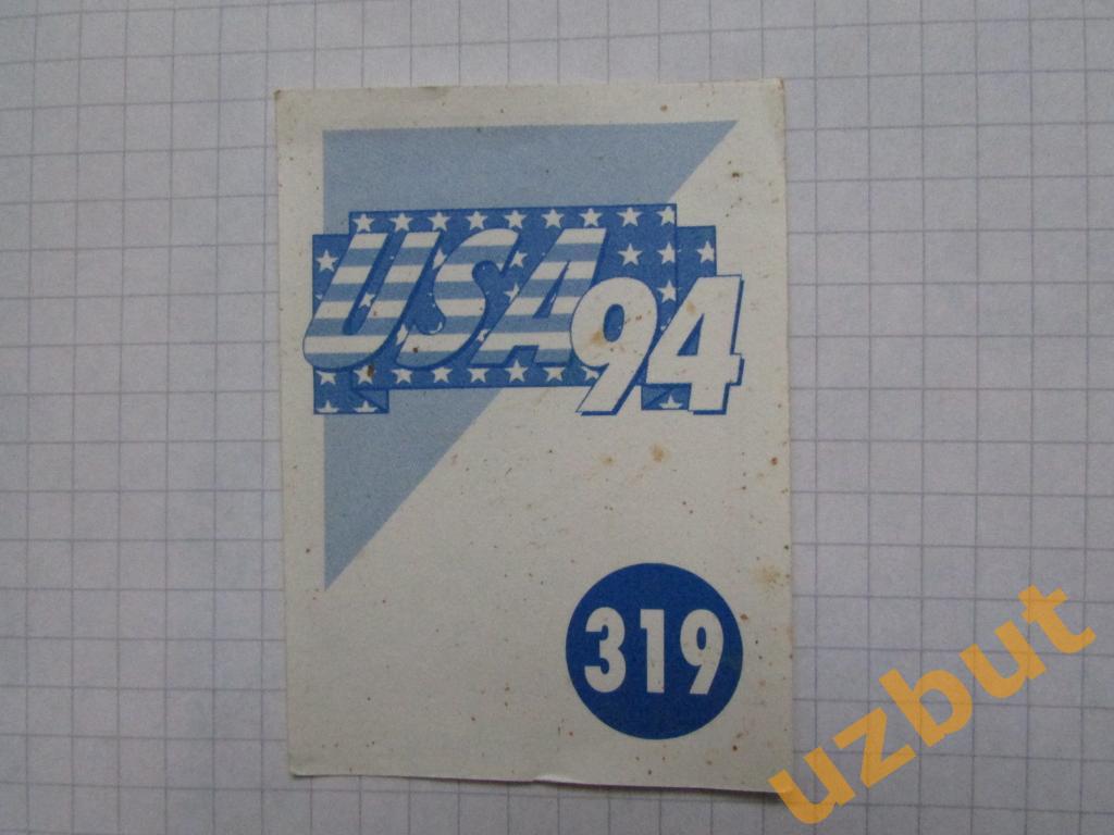 Наклейка №319 ЧМ по футболу 1994 EuroFlash 1
