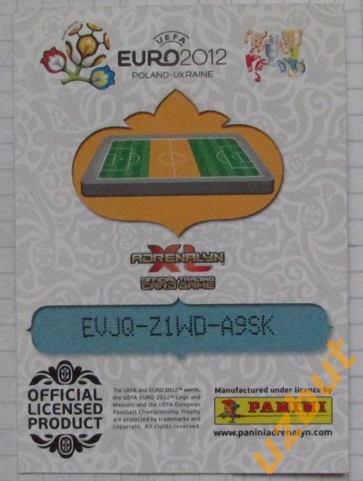 Карточка PANINI Ракитич Хорватия Чемпионат Европы 2012 Rising star Adrenalyn XL 1