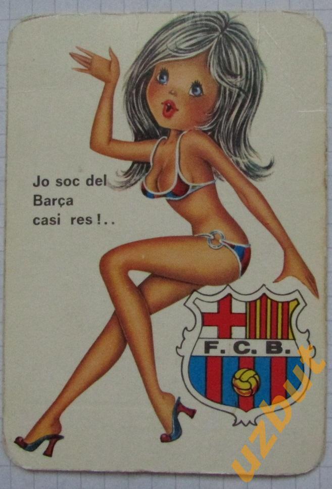 Календарик ФК Барселона Испания 1976