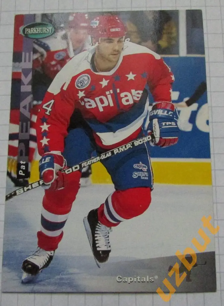 Карточка НХЛ Пэт Пике Вашингтон Кэпиталз se196 Pat Peake 1994