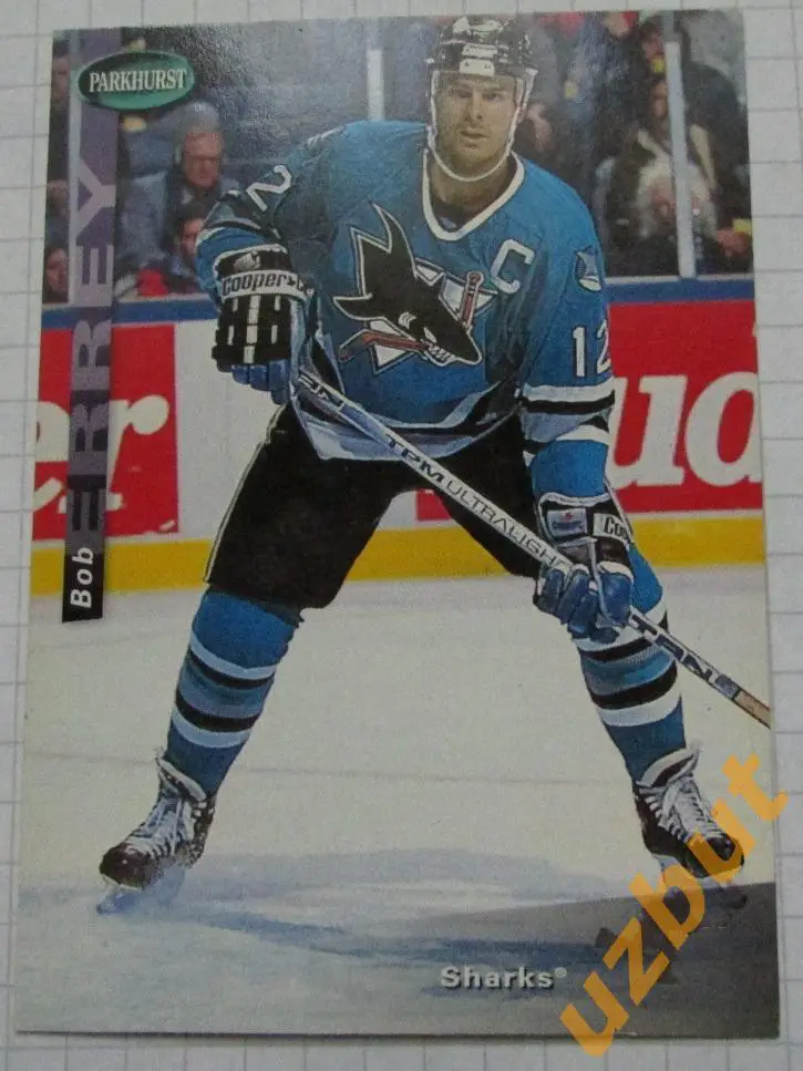 Карточка НХЛ Боб Эрри Сан-Хосе Шаркс # se161 Bob Errey 1994