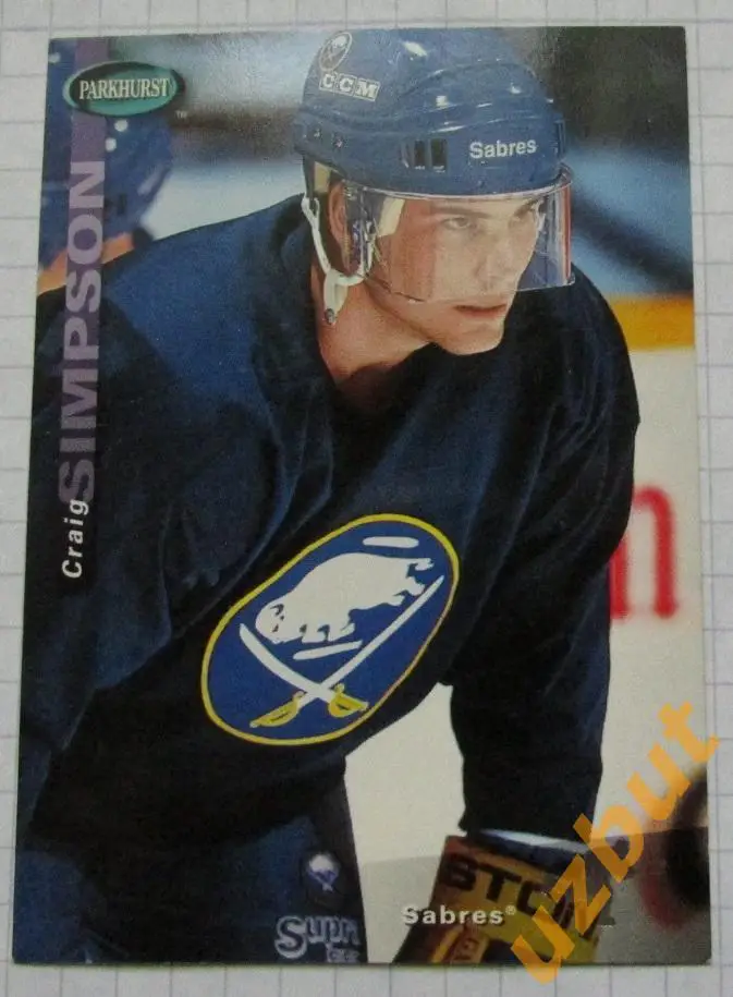 Карточка НХЛ Крэйг Симпсон Сейбрз # se22 Graig Simpson 1994