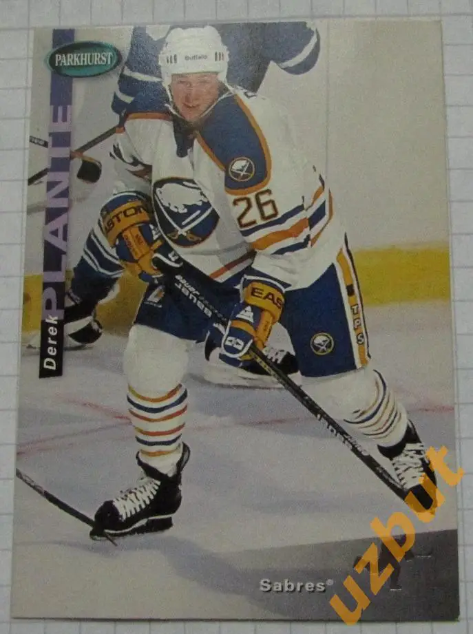 Карточка НХЛ Дерек Плант Баффало Сейбрз# se19 Derek Plante 1994