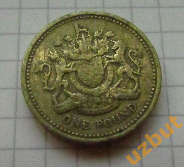 1 фунт Великобритания 1983 1