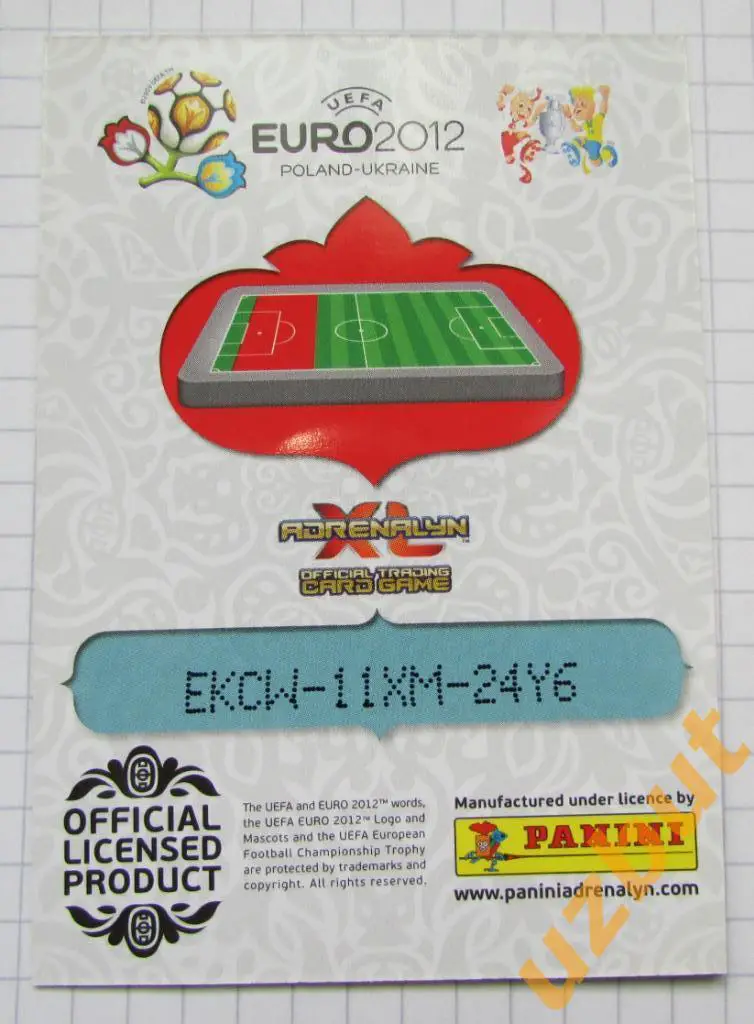 Карточка Майтесен Нидерланды PANINI Чемпионат Европы 2012 Adrenalyn XL 1
