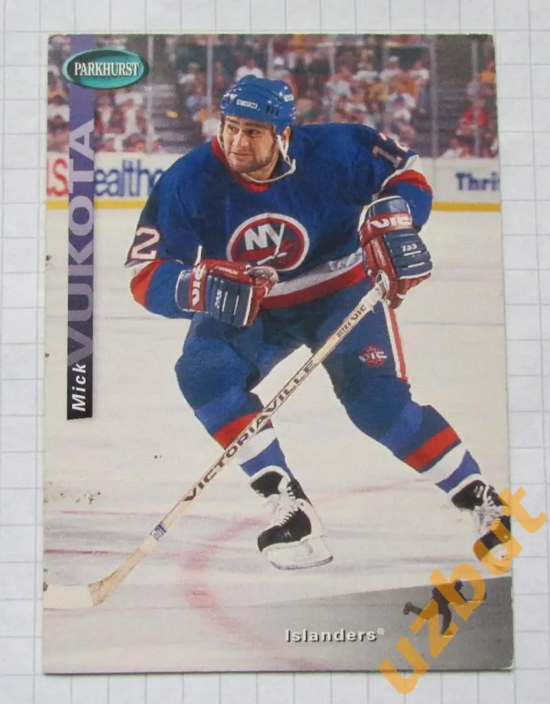 Карточка НХЛ Маринко Вукота Нью-Йорк Айлендерс # se 101 Mick Vukota 1994