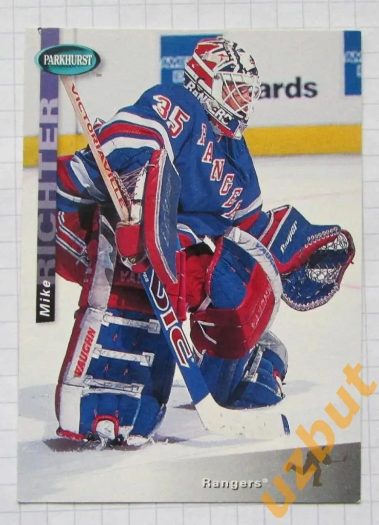 Карточка НХЛ Майк Рихтер Нью-Йорк Рейнджерс # se 110 Mike Richter 1994