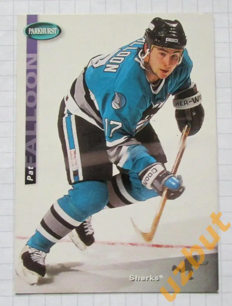Карточка НХЛ Патрик Фаллон Сан-Хосе Шаркс# se 165 Pat Falloon 1994