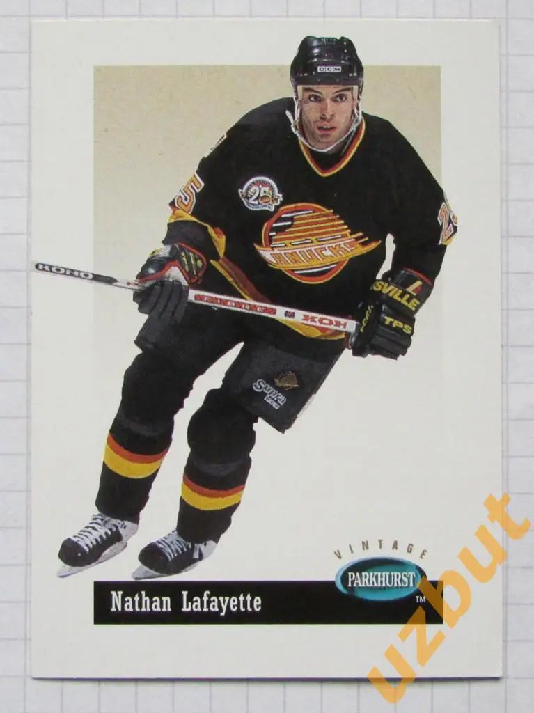 Карточка НХЛ Натан Лафайет Ванкувер Кэнакс # seV44 Nathan Lafayette 1994