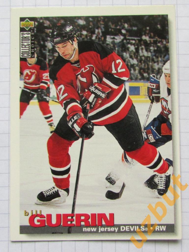 Карточка НХЛ Билл Герин \ Нью-Джерси Девилз \ № 60 Upper deck 1995