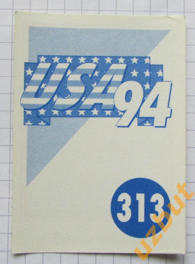 Наклейка Стив Стонтон Ирландия № 313 Euroflash ЧМ 1994 США 1